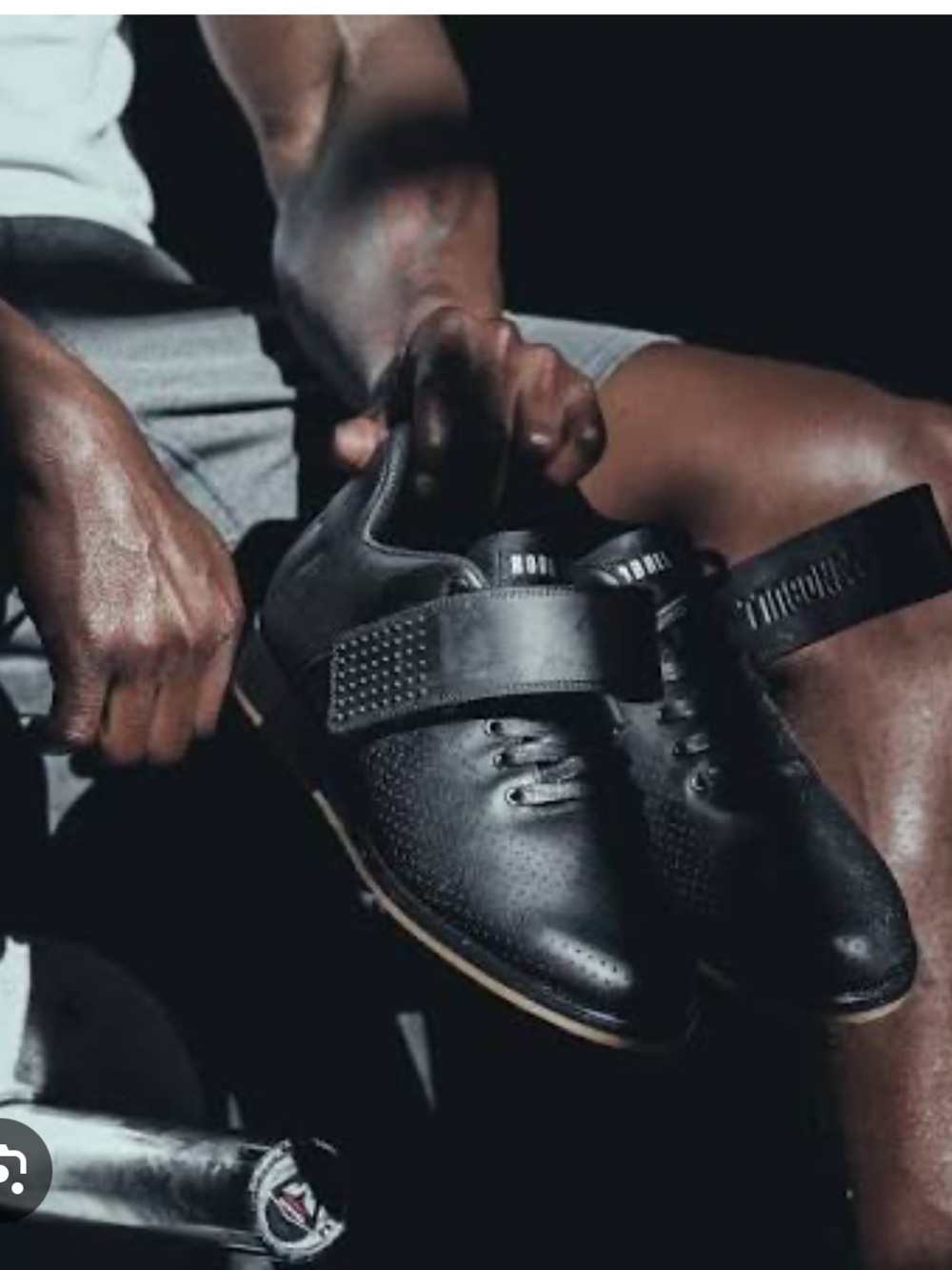 Nobull All leather black weightlifting shoes